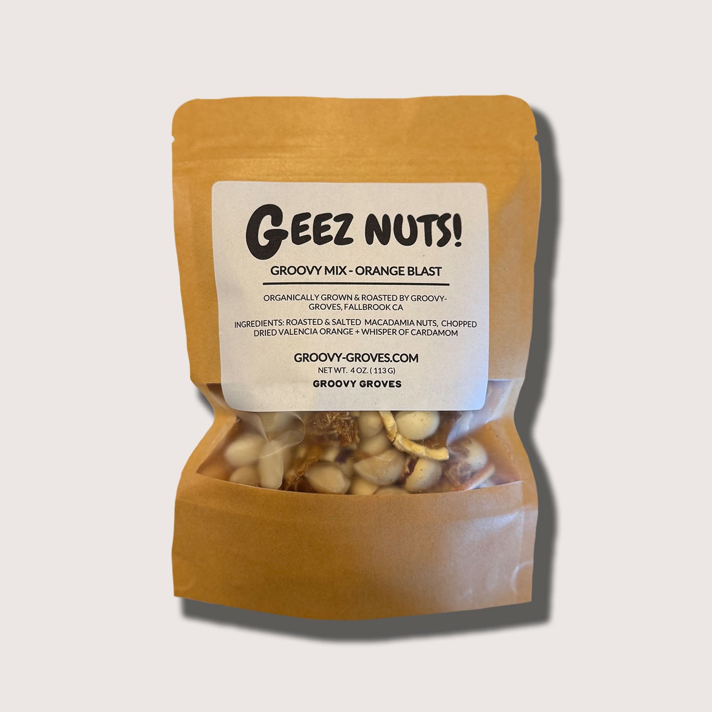 Geez Nuts Groovy Mix - Orange Blast